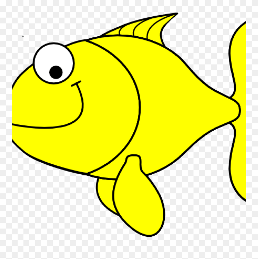 Yellow Fish Clipart Yellow Fish Clip Art At Clker Vector - Png Download