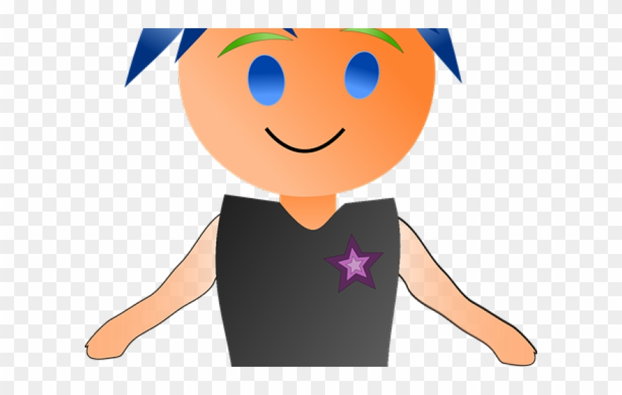 Anime Clipart Punk Boy - Png Download