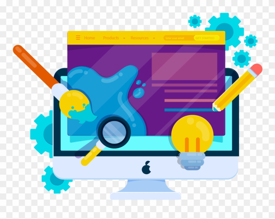 Web Design & Development Clipart