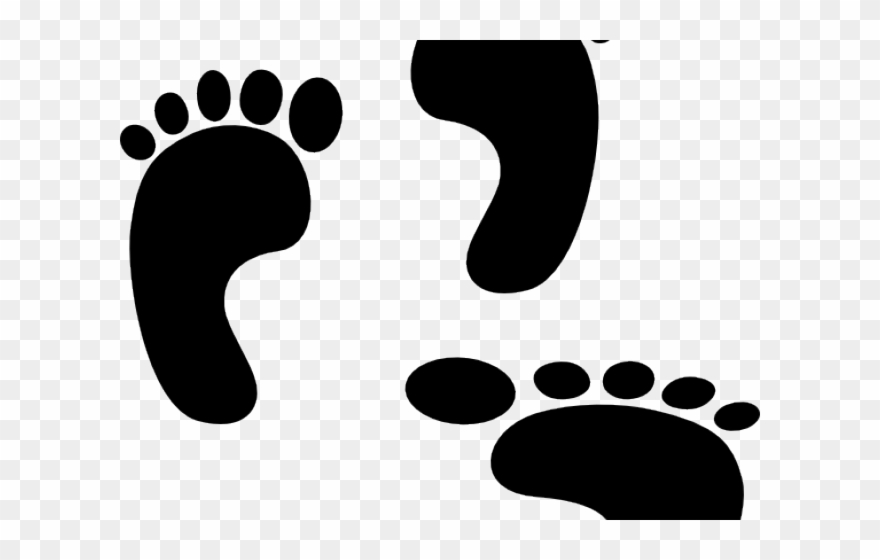 Footprint Clipart Footpath - Png Download