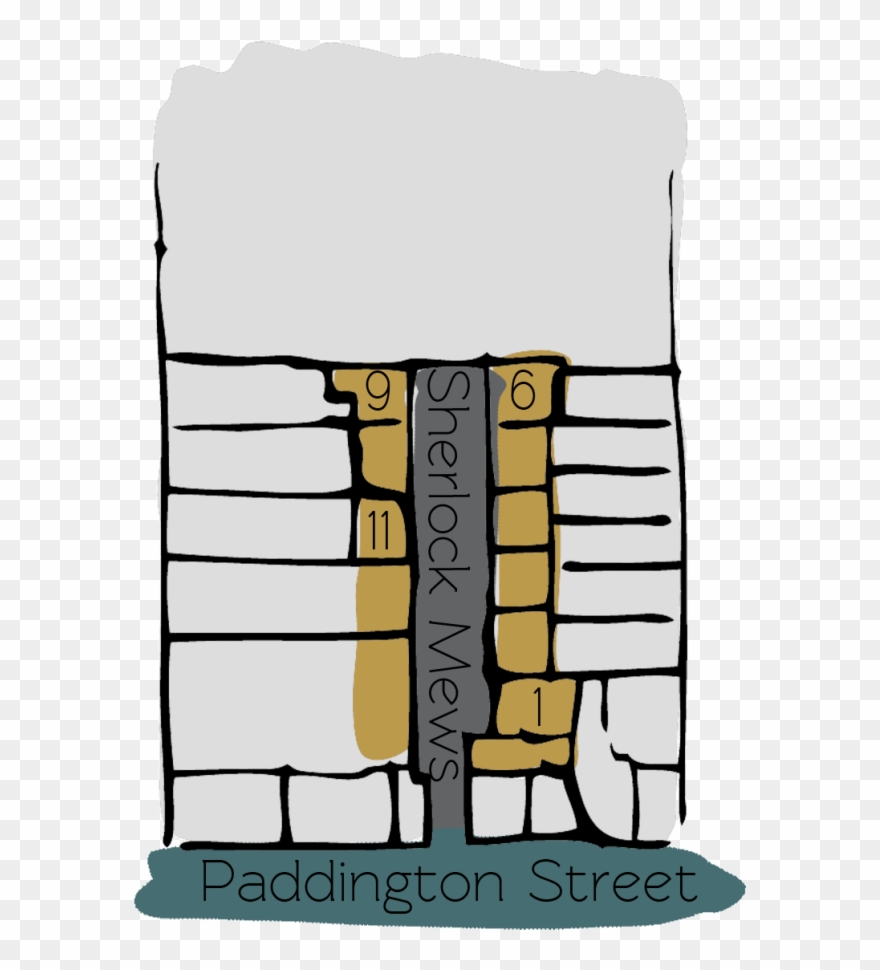 Sherlock Mews Is A Cobbled Cul De Sac Off Paddington Clipart
