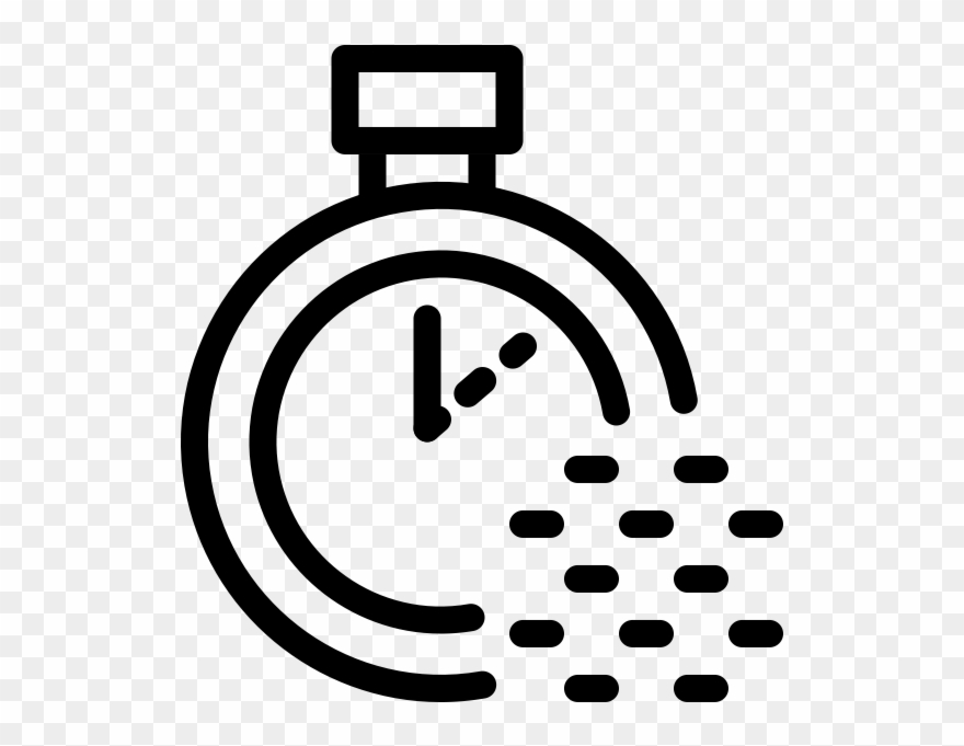 Stopwatch Rubber Stamp Clipart