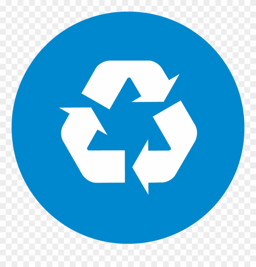 Blue-bin Recycling Clipart