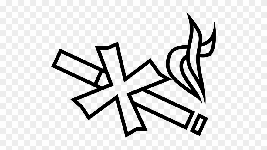 No Smoking Rubber Stamp Clipart