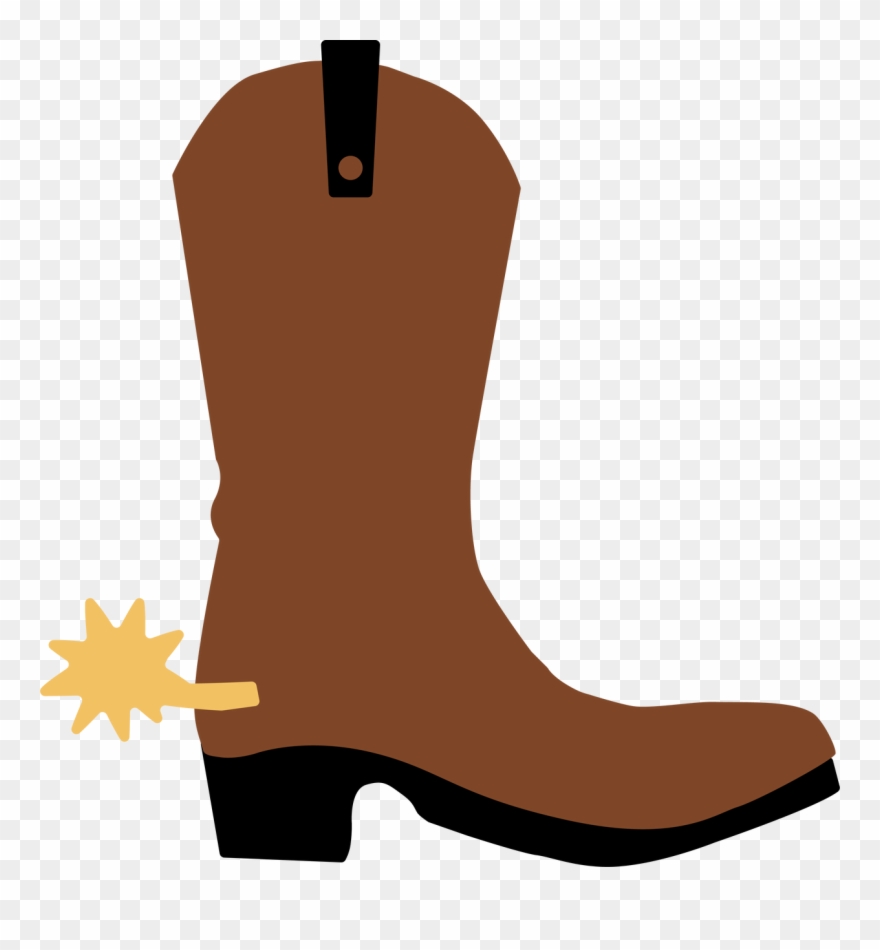 Cowboy Boot Cut File Clipart