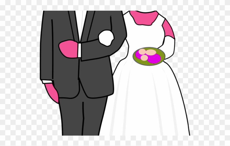 Groom Clipart Reception Couple - Png Download