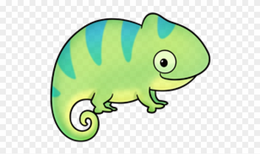 Chameleon Clipart Kawaii - Png Download