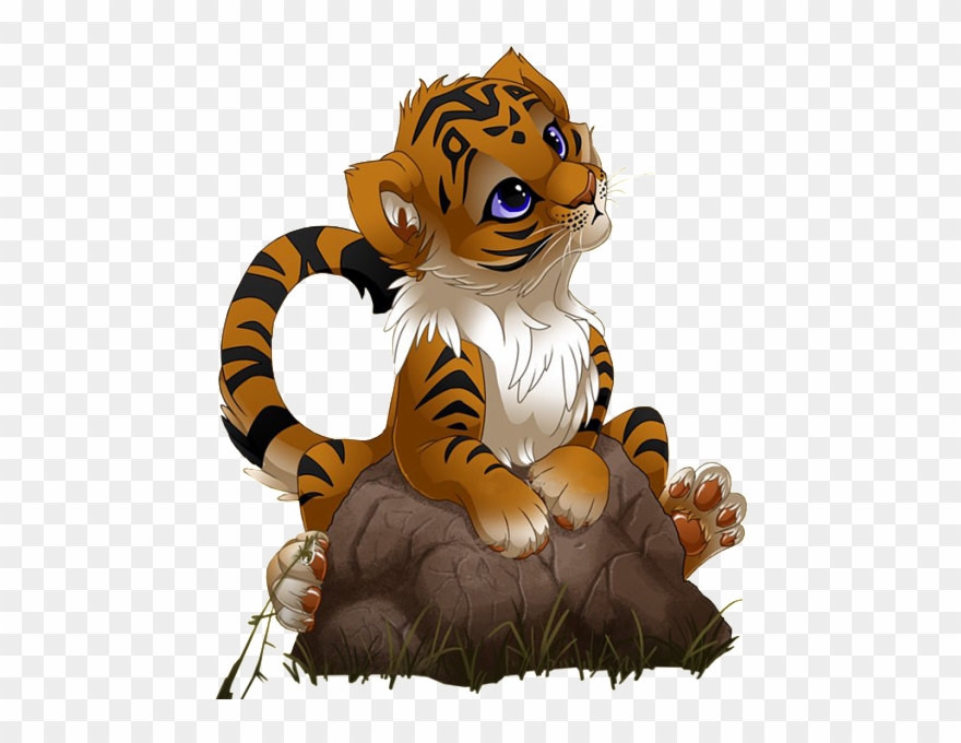 Tiger Cartoon Pin By Âœ¿ Nancy Hayes Âœ¿ On Clip Art - Png Download