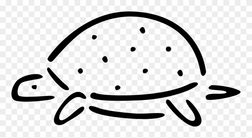 Vector Illustration Of Slow-moving Terrestrial Reptile Clipart