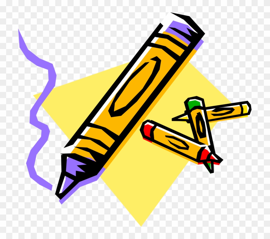 Vector Illustration Of Crayola Children's Coloring Clipart