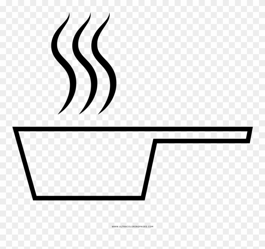 Saucepan Coloring Page Clipart
