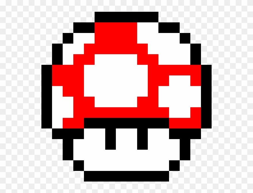 Super Mario Bros Red Mushroom Clipart