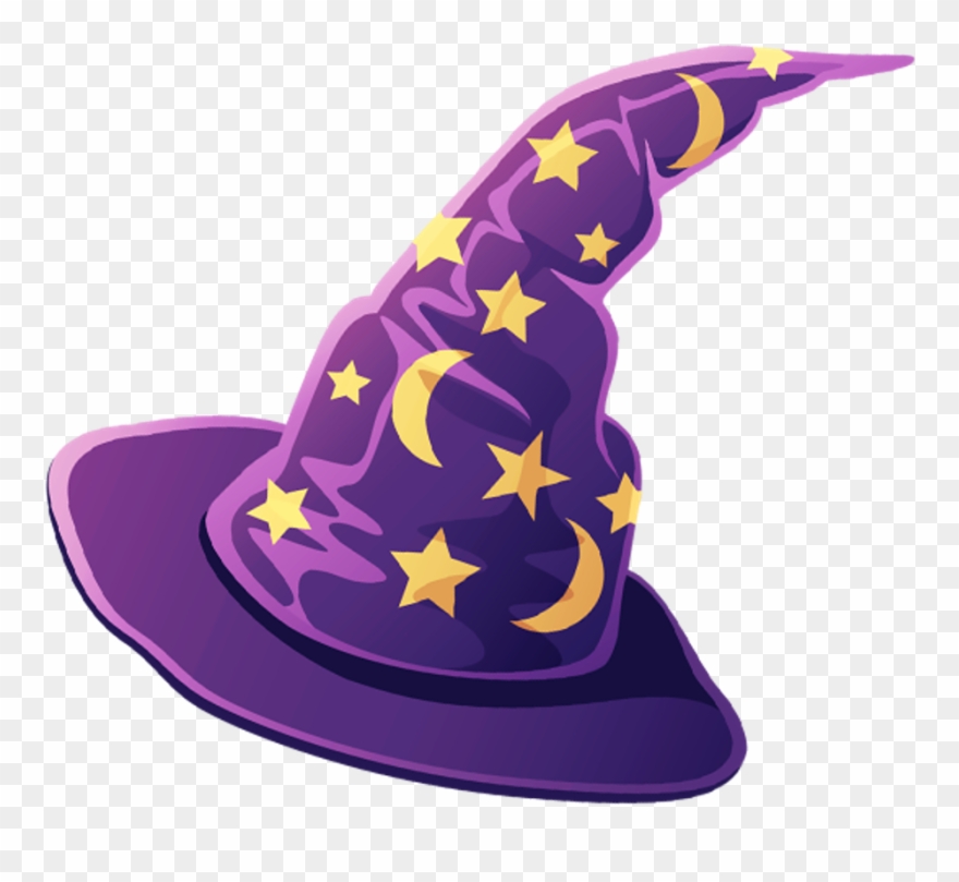 Hat Witch Wizard Halloween Ftestickers Clipart