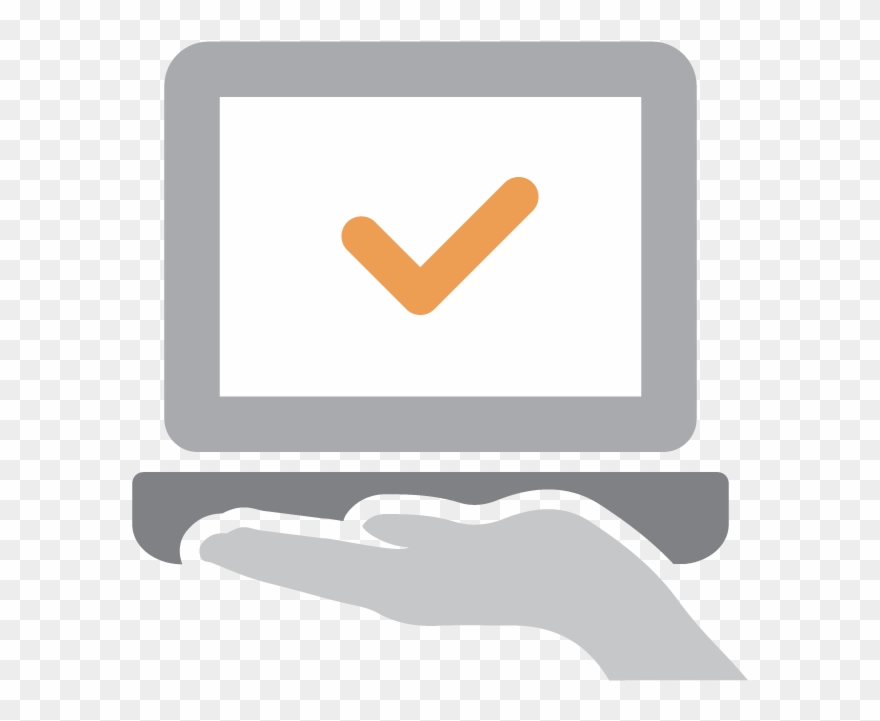 Chromebook White Glove Clipart