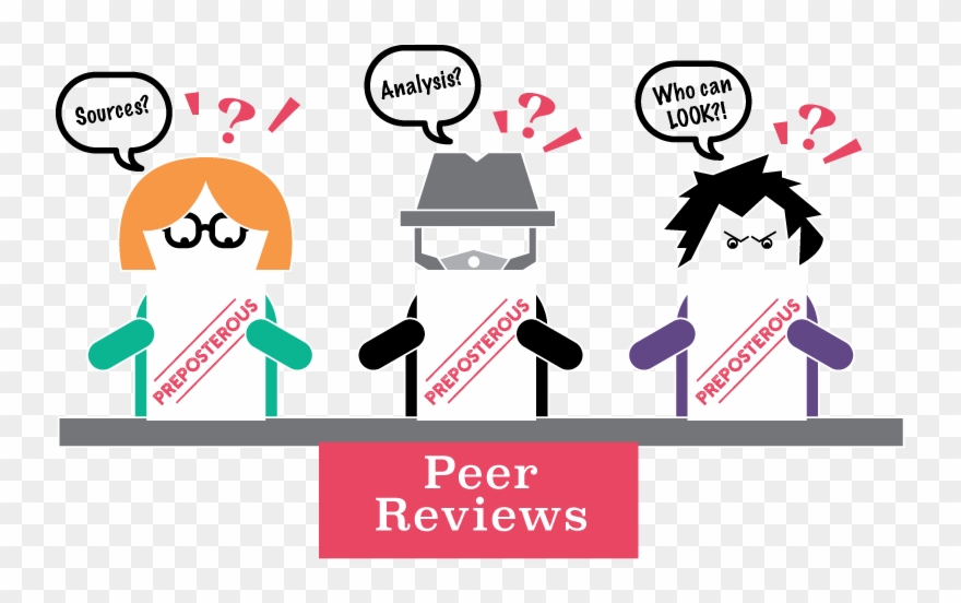 Editor Of Scholarly Journal Talks Peer Review Process Clipart