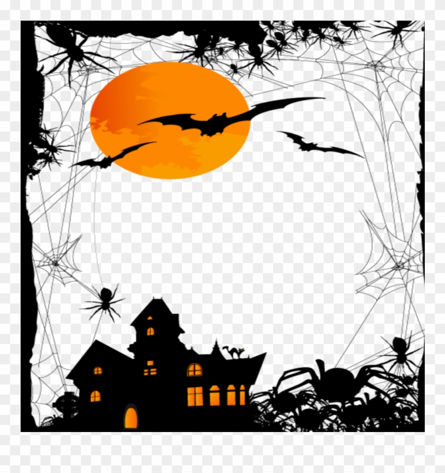 Mq Black Hountedhouse House Halloween Clipart