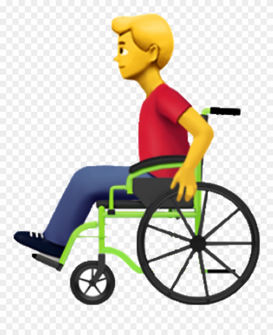 Emoji Disability Wheelchair Man Freetoedit Clipart