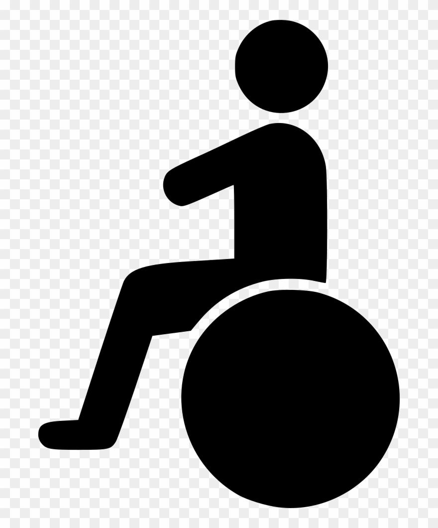 Sitting On Wheelchair Comments Clipart