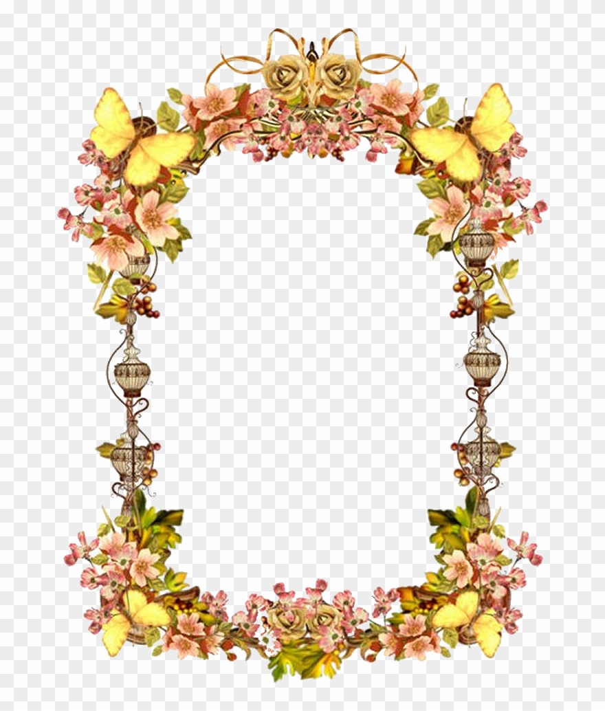 I Designed A Vintage Looking Border-art For You To Clipart