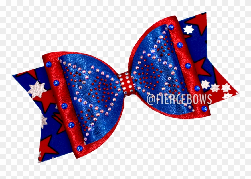 All American Girl Dolly Bow Fierce Bows Clipart