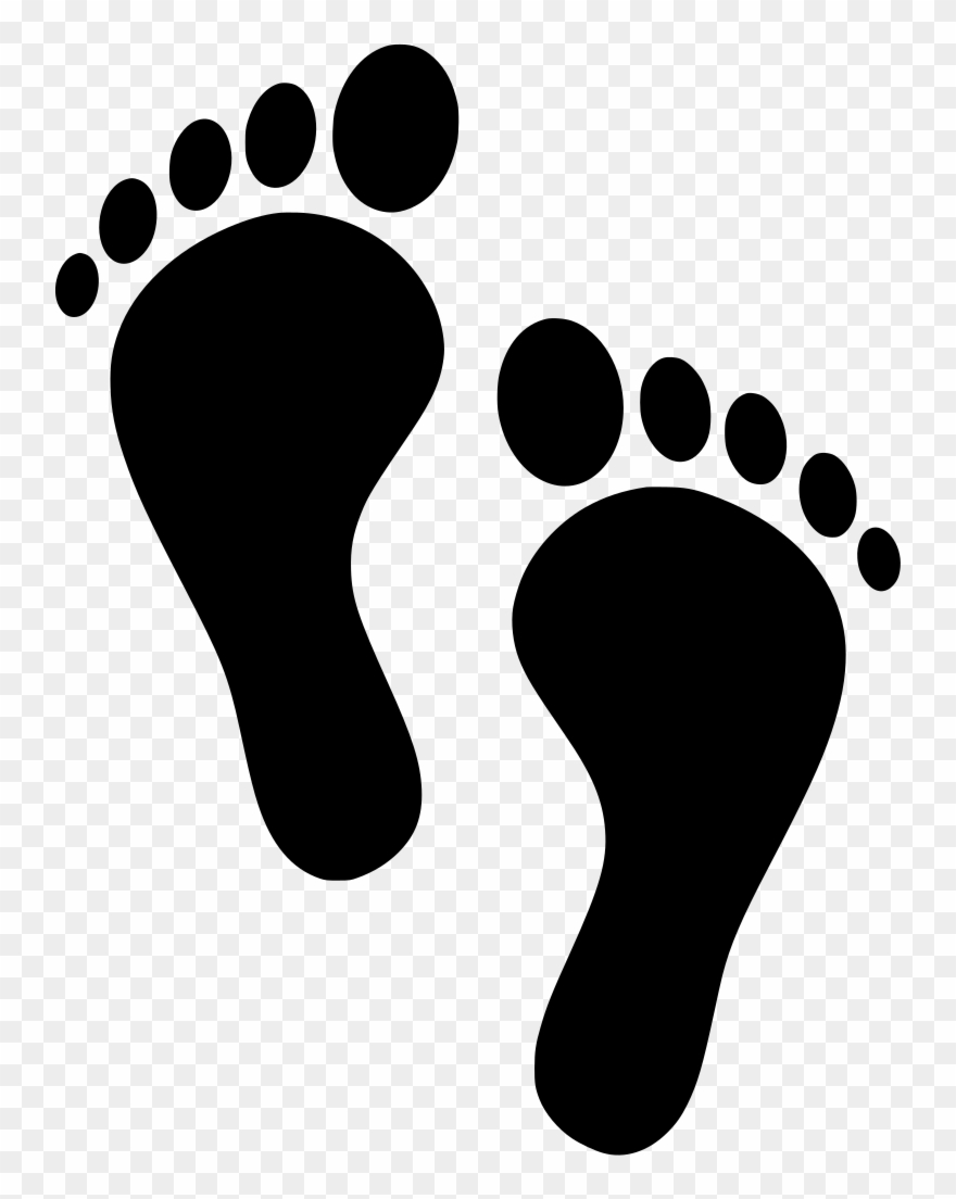 Footprint Vector Man Clipart