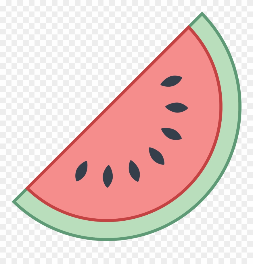 Clipart Hearts Watermelon - Png Download