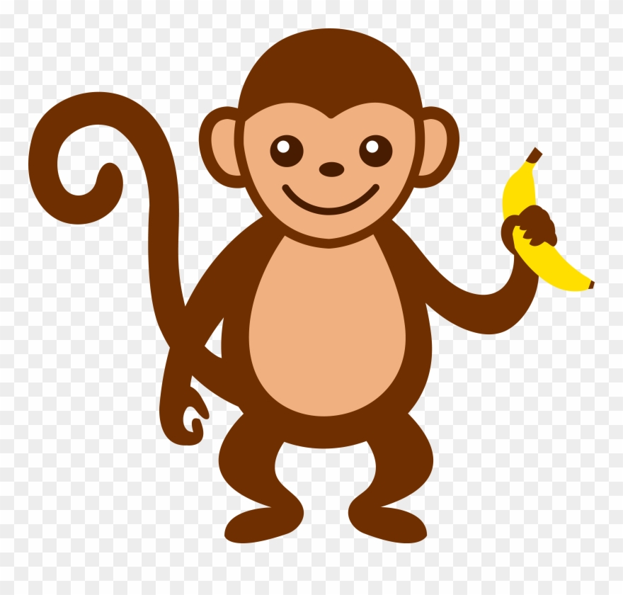 Clipart Of Monkey, Q And Require - Png Download