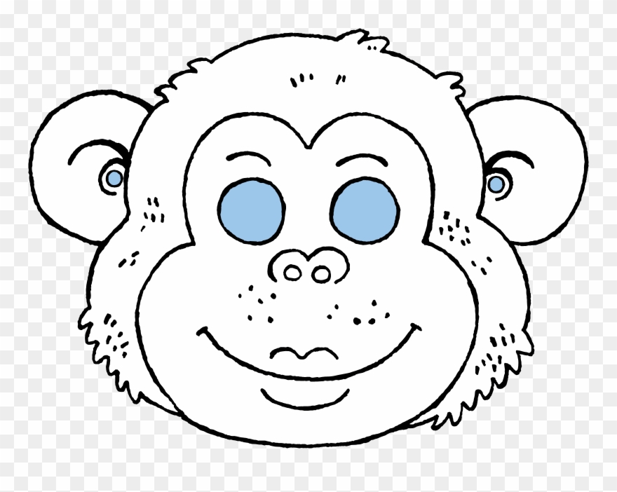 Monkey Mask Clipart