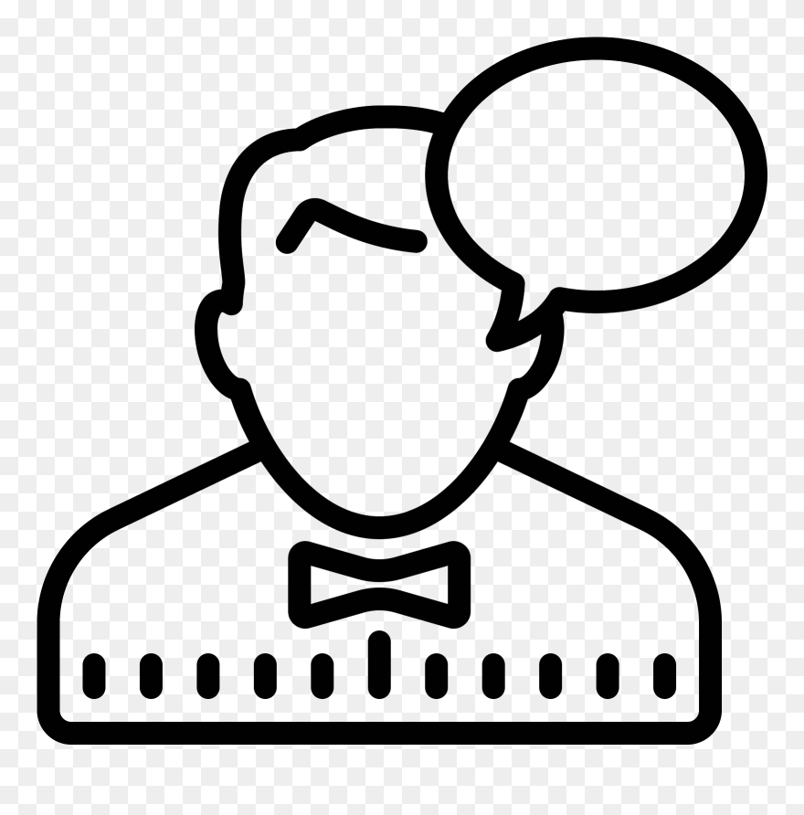 This An Outline Of A Male Person Clipart