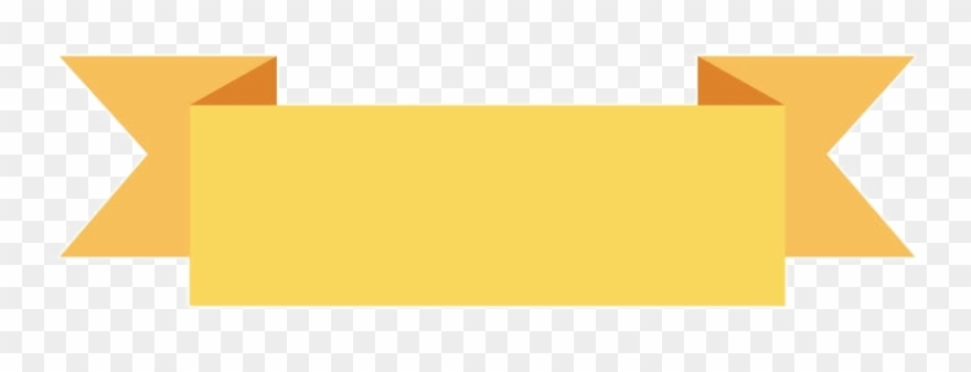 Yellow Banner Png Transparent Image Clipart