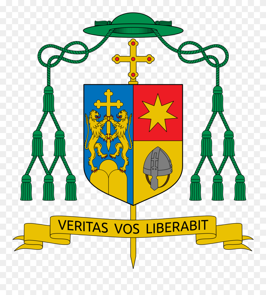 Coat Of Arms Of Bernard Anthony Hebda Clipart
