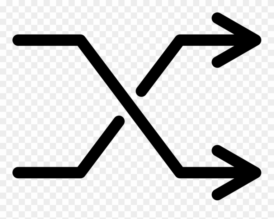 Shuffle Arrows Comments Clipart