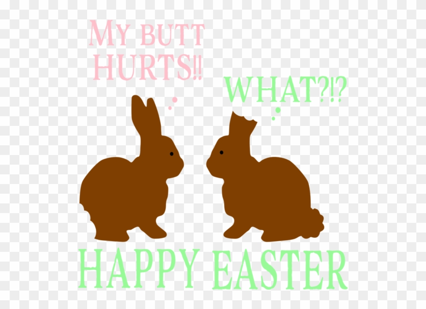 Easter My Butt Hurts Clipart