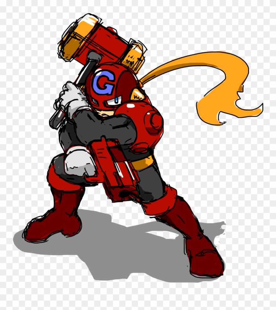 Crimson Smasher Gunhammer Clipart