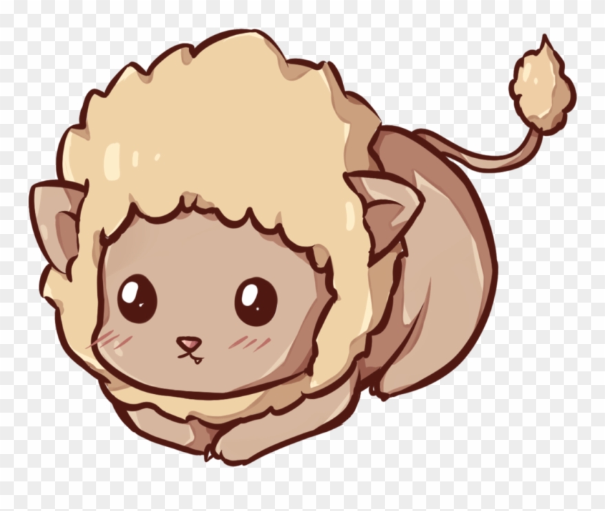Clipart Onion - Kawaii Lion - Png Download