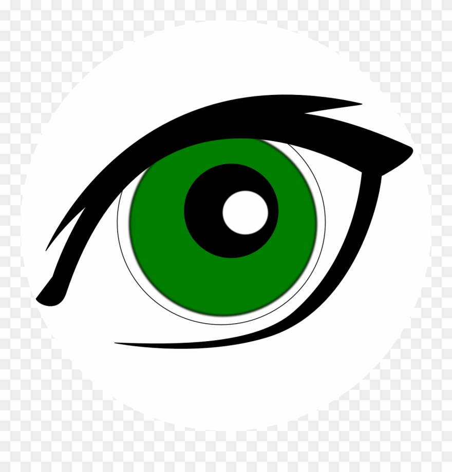 Clip Art Green Eye - Png Download