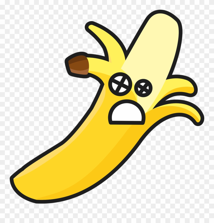 Graphic Freeuse Library Cheer Shop Of Library - Sad Banana Clipart - Png Download