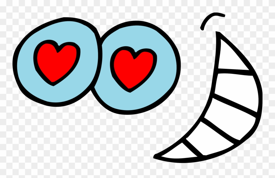 Clip Arts Related To - Heart Eyes Clip Art - Png Download