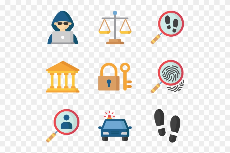 Private Detective - Investigation Vector Clipart