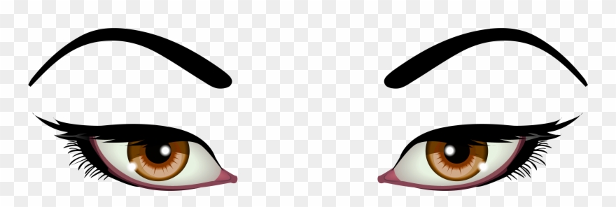 Eyeballs Clipart Free Download Best Eyeballs Clipart - Cartoon Girl Eyes Png Transparent Png