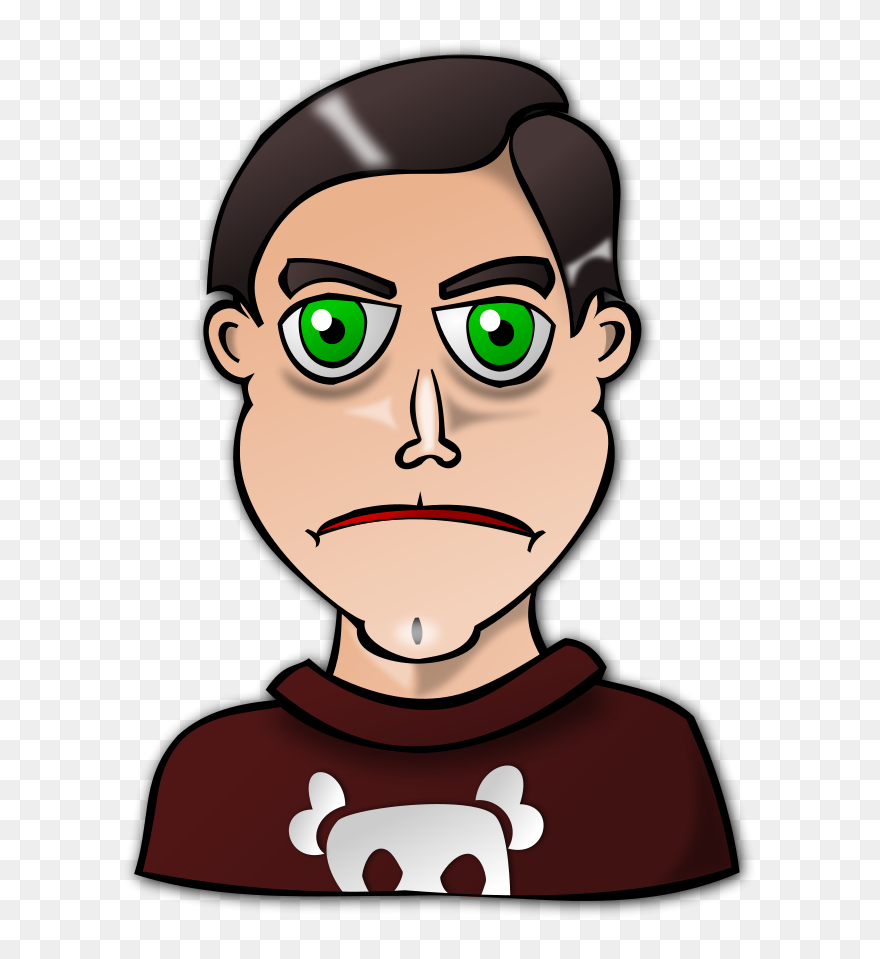 Kid Boy Face Angry - Clipart Of People's Faces - Png Download