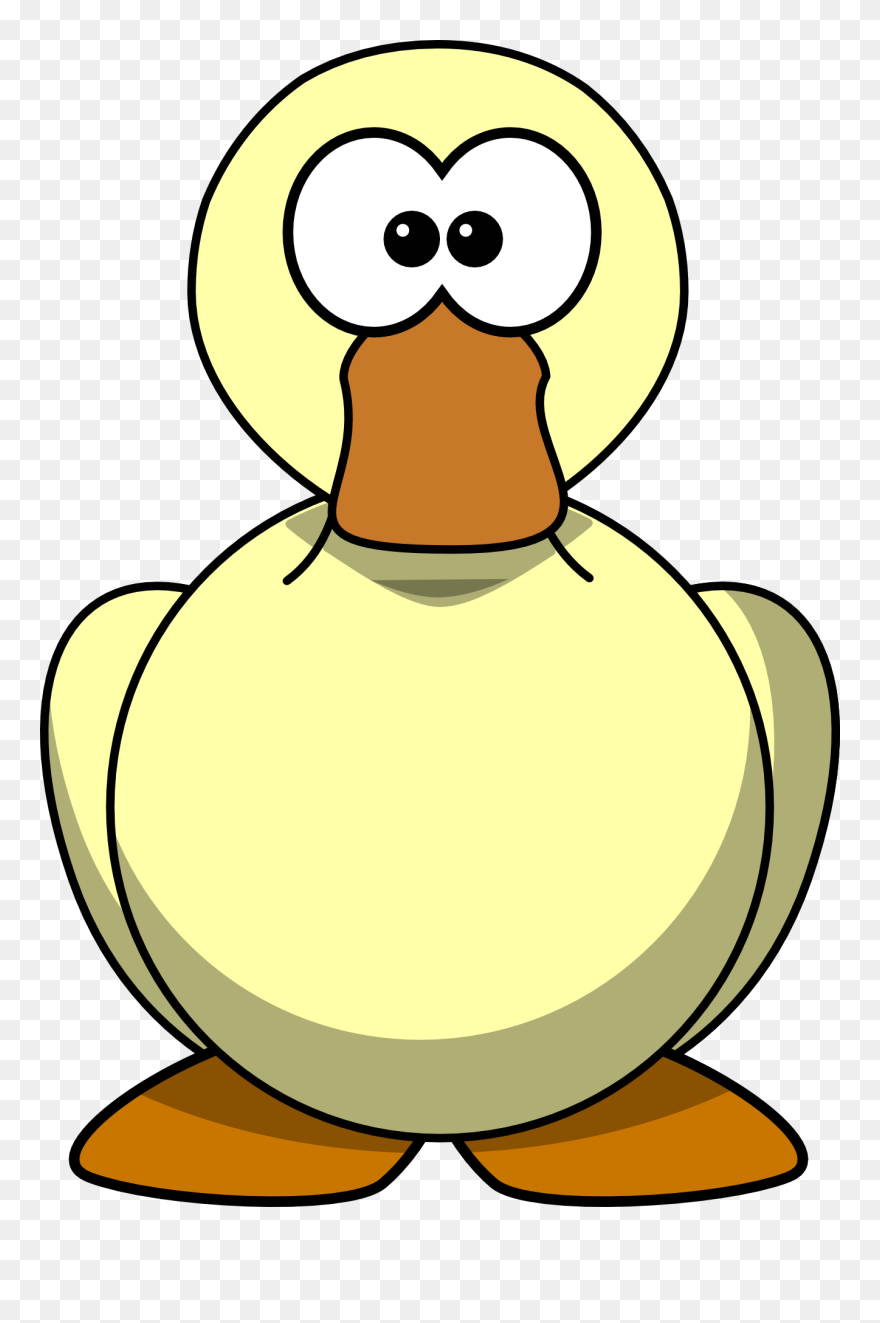 Big Bird Clipart 17, Buy Clip Art - Cartoon Duck Big Eyes - Png Download