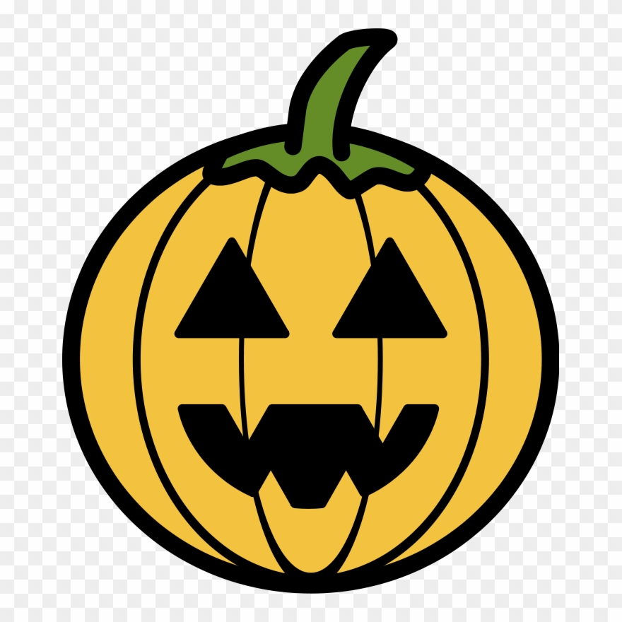 Collection Of Simple Jack O Lantern Clipart High Quality - Jack-o'-lantern - Png Download