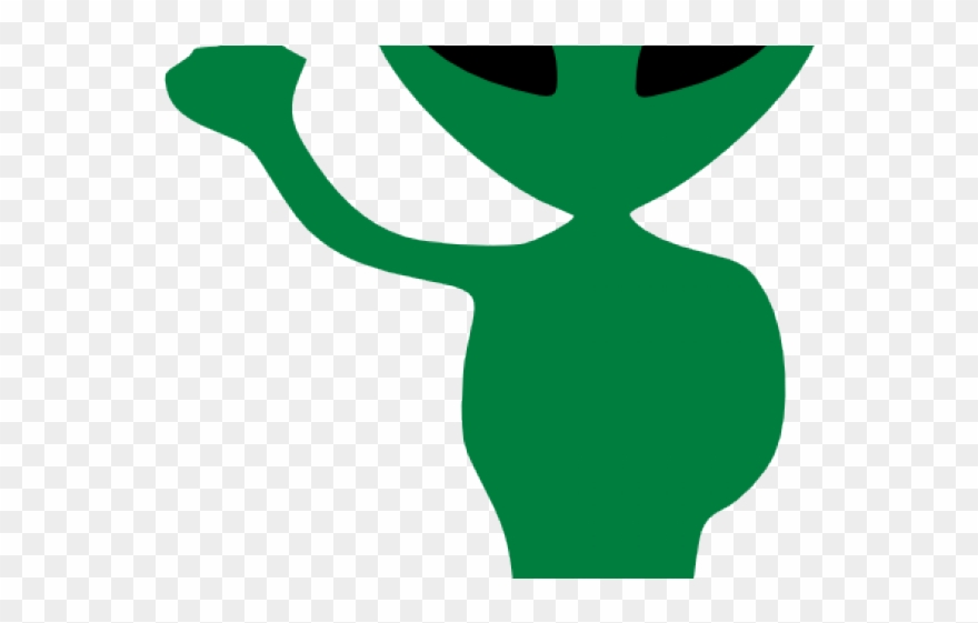 Green Eyes Clipart Alien - Clip Art - Png Download