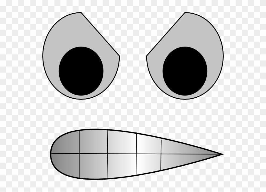 Angry Eyes And Mouth Clipart