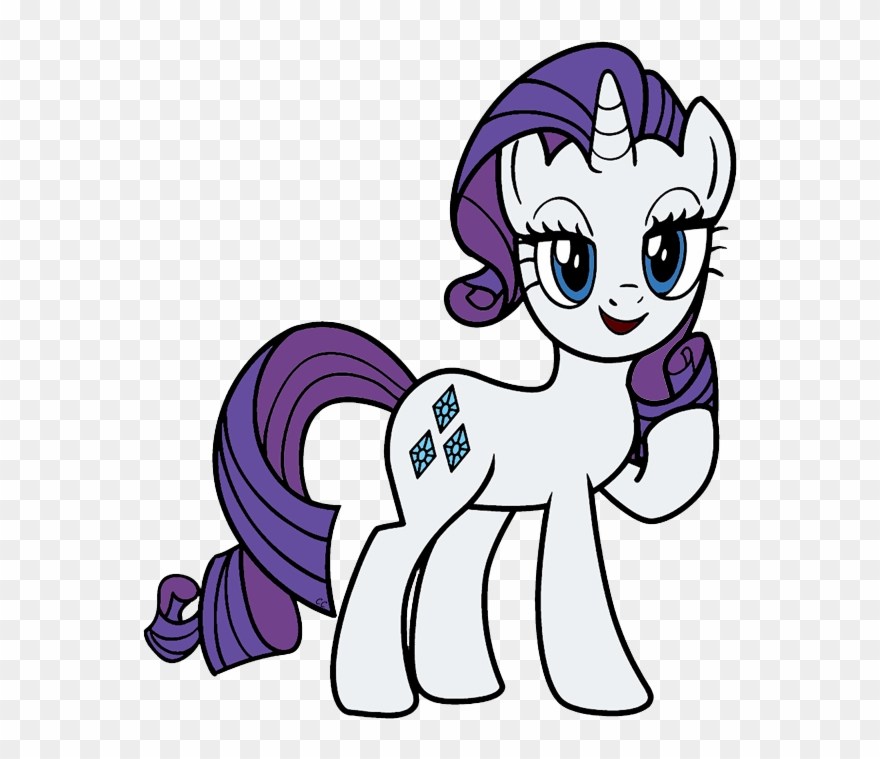My Little Pony Friendship Is Magic Clip Art - My Little Pony Rarity Clipart - Png Download