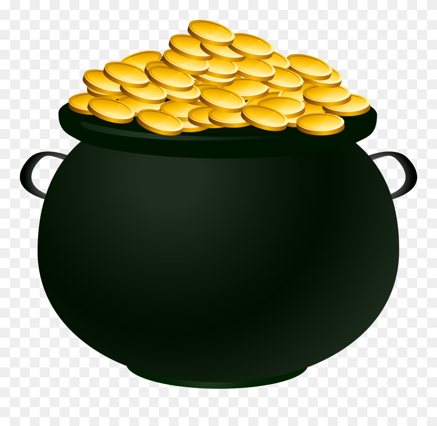 Pot Of Gold Clip Art Free Clipart Pot Of Gold Casino - Transparent Pot Of Gold - Png Download