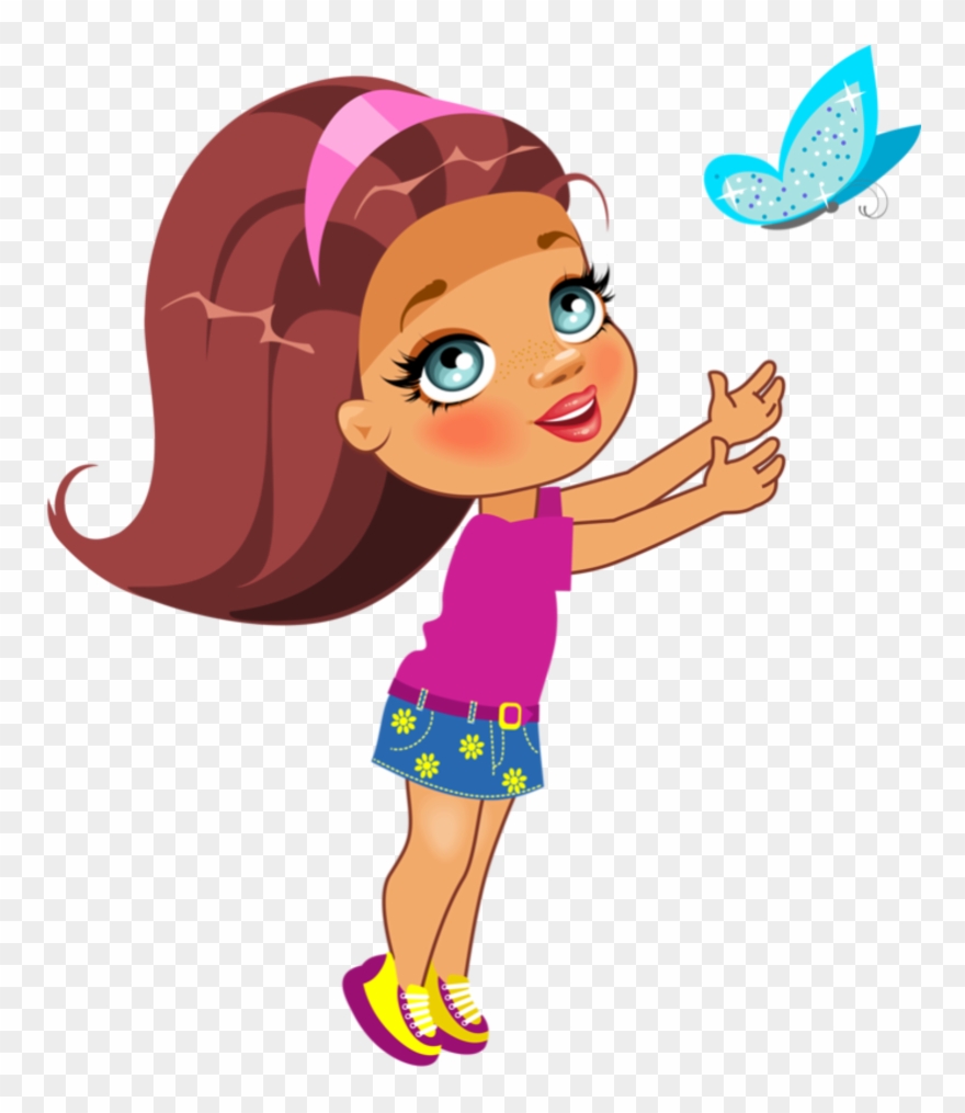 Girls ‿✿⁀○ Girl Clipart, Gifs, Meli Melo - Desenhos De Bonecas Negras Imagens - Png Download