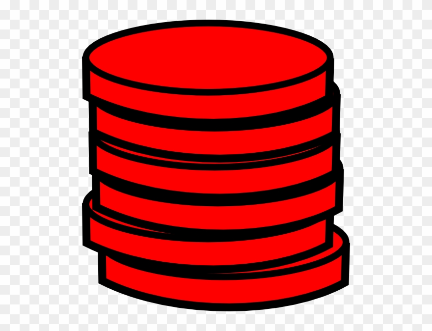 Red Coins Clipart - Png Download