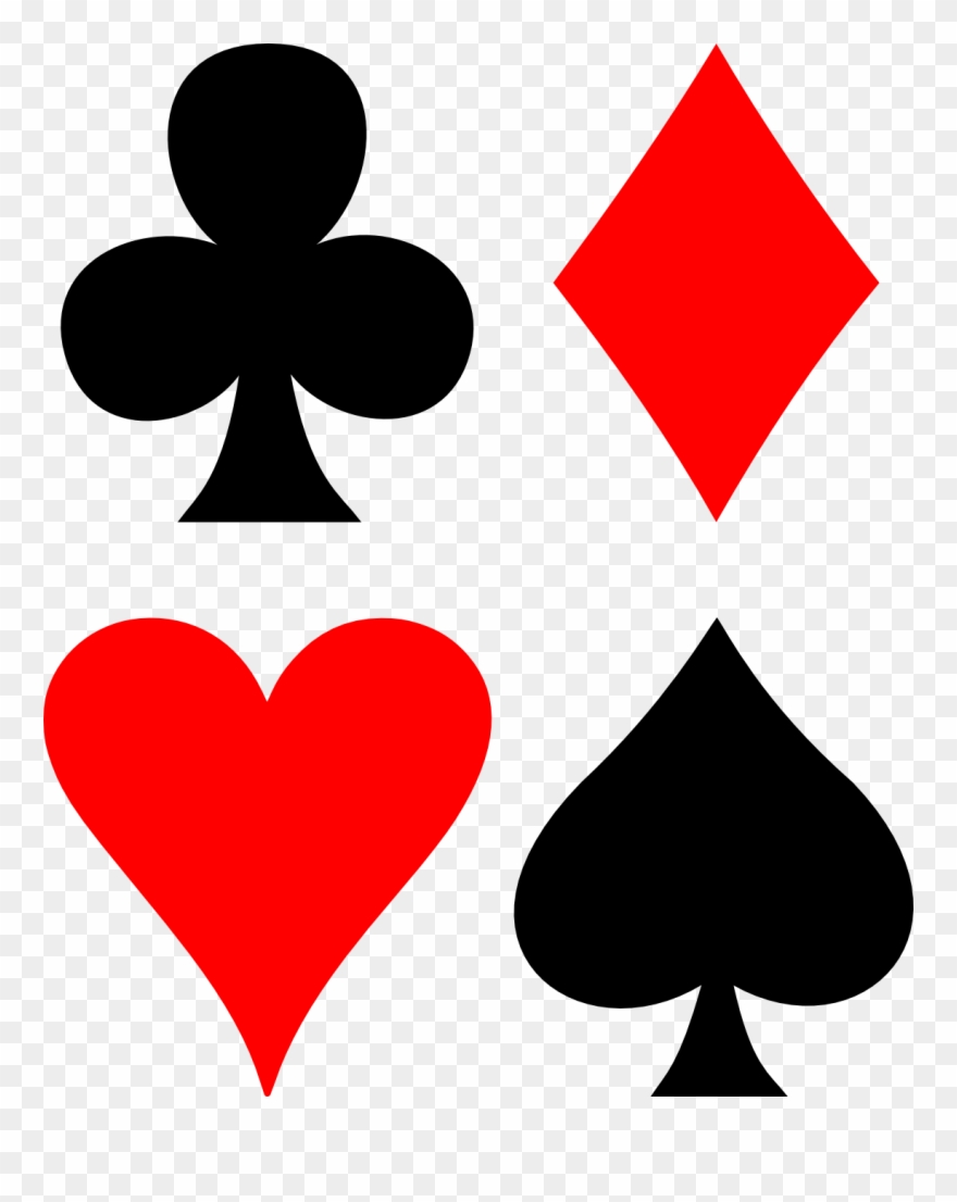 Winter Is Drawing Near And That Means Longer Nights, - Playing Card Suits Vector Clipart